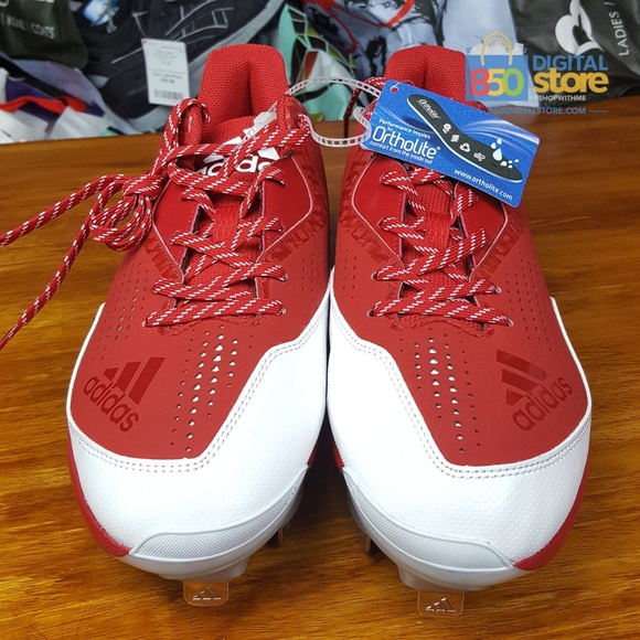 adidas PowerAlley 4 IV Baseball Metal Cleats - Picture 4 of 8